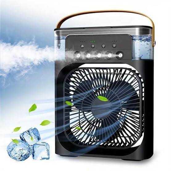 Portable Air Conditioner Fan Usb Electric Fan With Led Night Light
