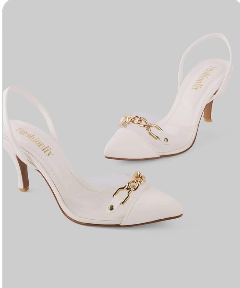 Elegant Women's Black Bow Slingback Heels