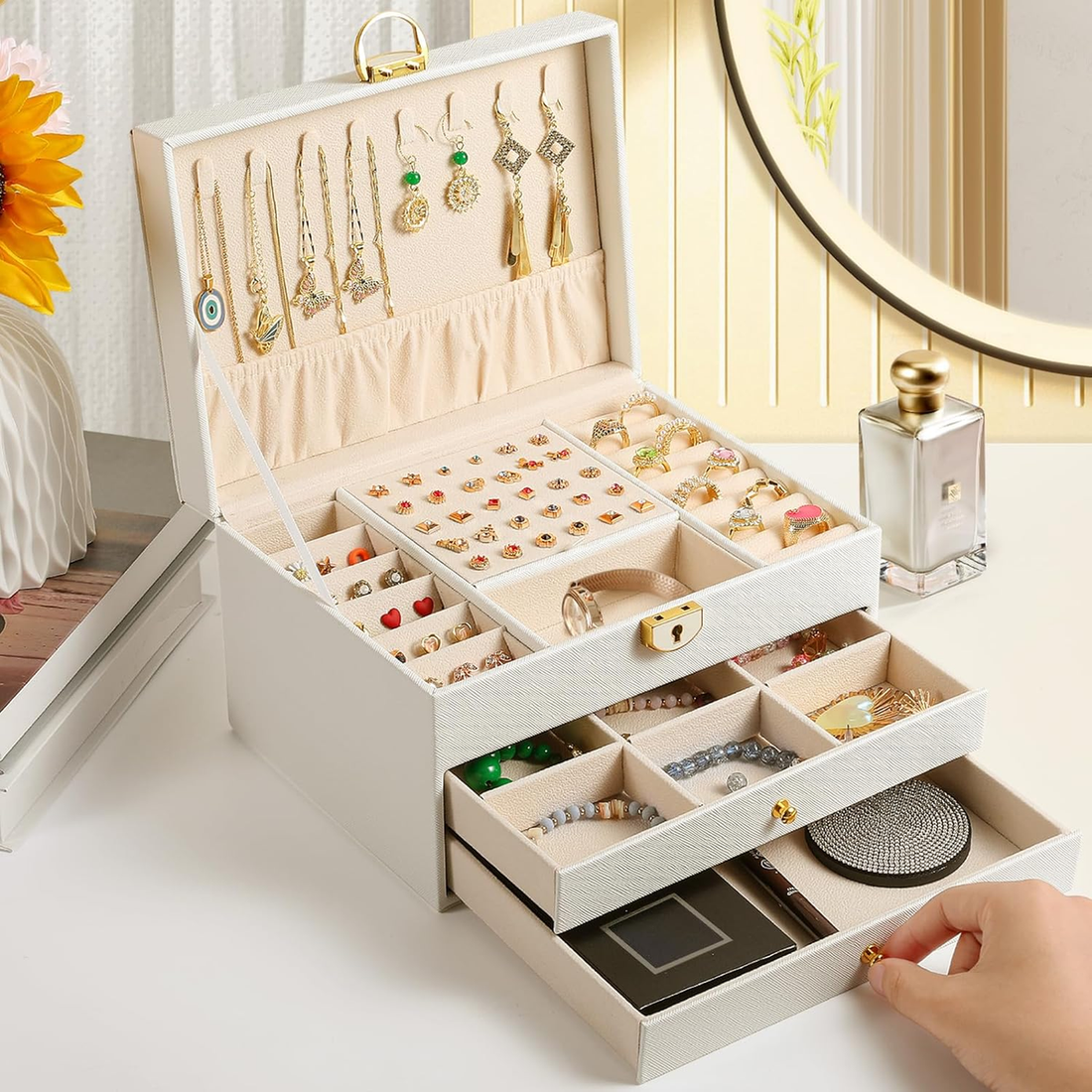 Jewelry box 3 layers